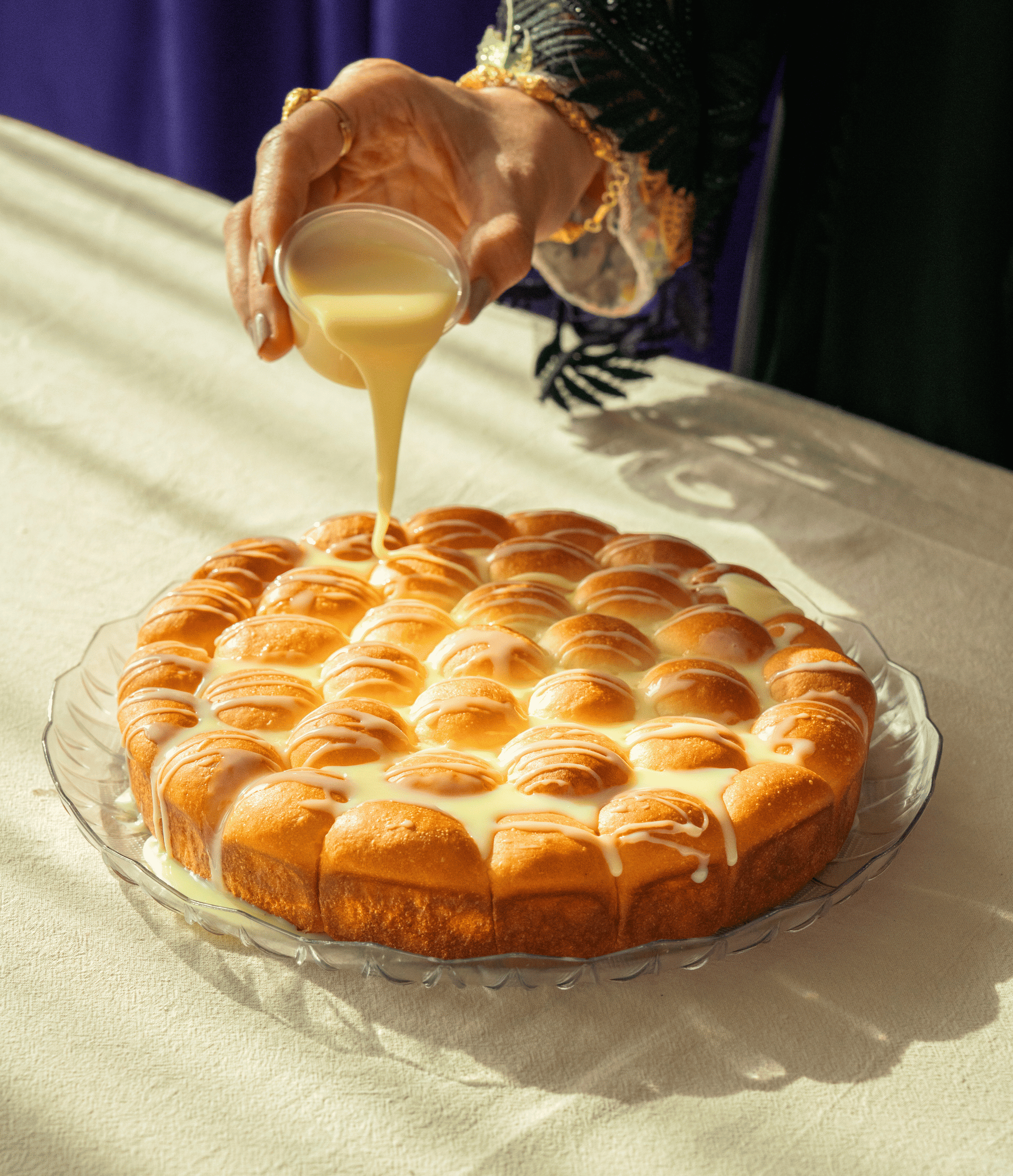 Honeycomb with Condensed Milk